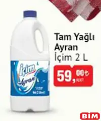 İÇİM TAM YAĞLI AYRAN 2 L